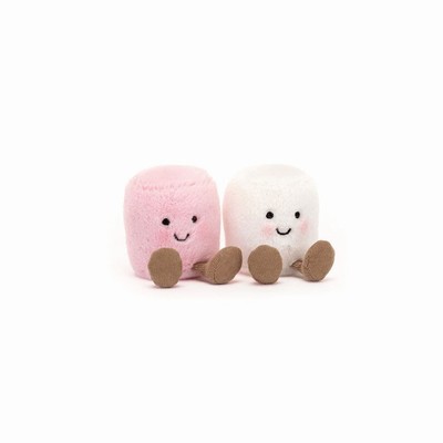 Jellycat Pink and White Marshmallows New Zealand | FYPAM8259